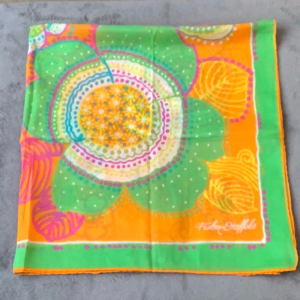 Vintage Fisba Stoffels scarf